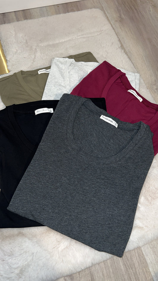 Basic Long Sleeve Tops