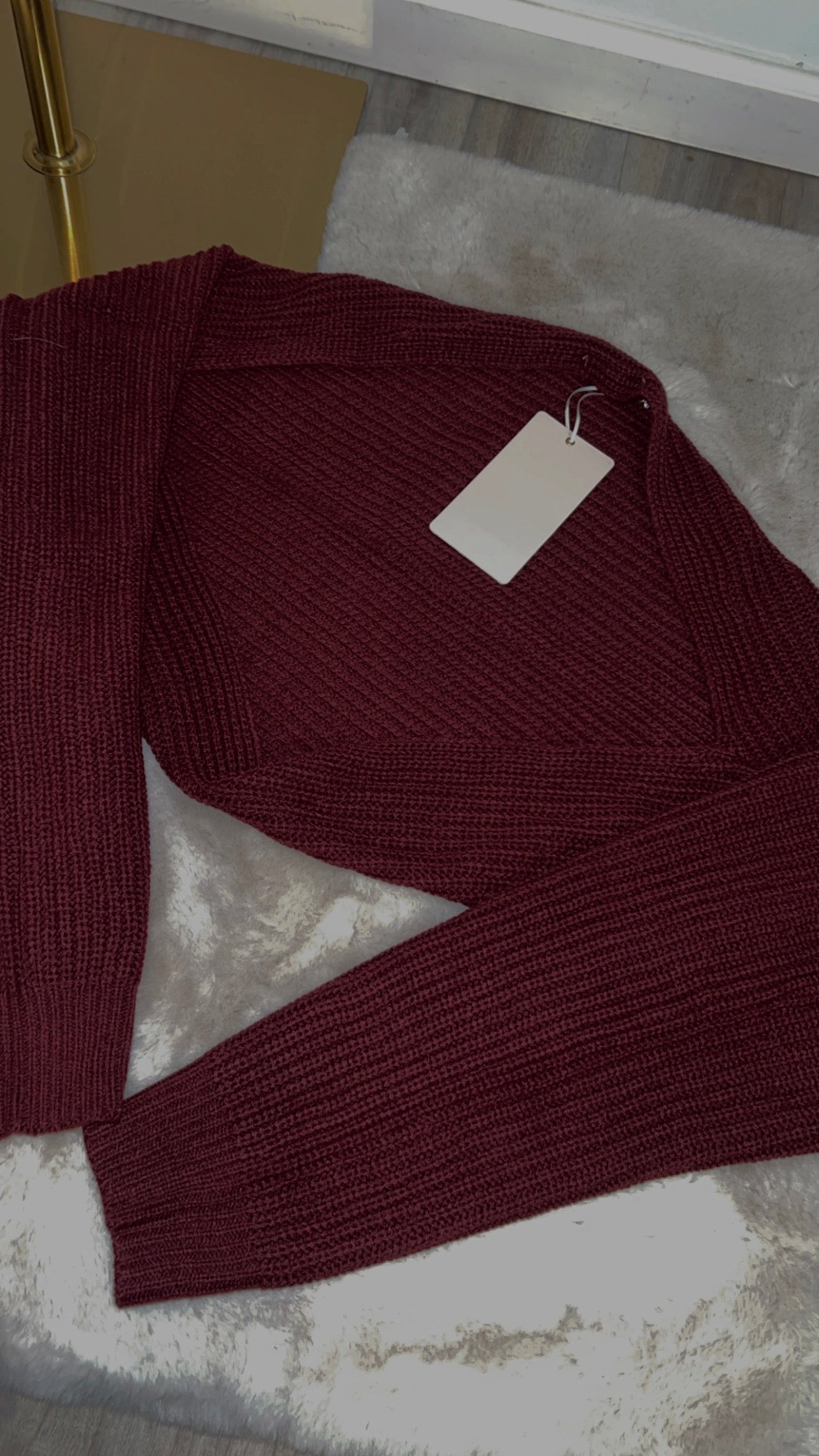 Burgundy Bolero Shrug